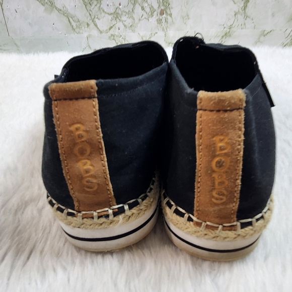 BOBS Black Canvas Slip on Espadrilles - Picture 5 of 11
